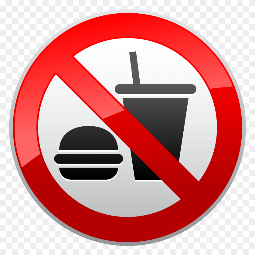 4893x4893 Знак Запрета На Еду И Питье, Запрещающий Еду И Напитки, Знак Png Скачать