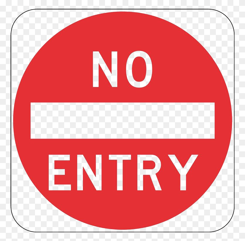 768x768 No Entry Symbol Free No Entry Sign, First Aid, Road Sign, Stopsign HD PNG Download