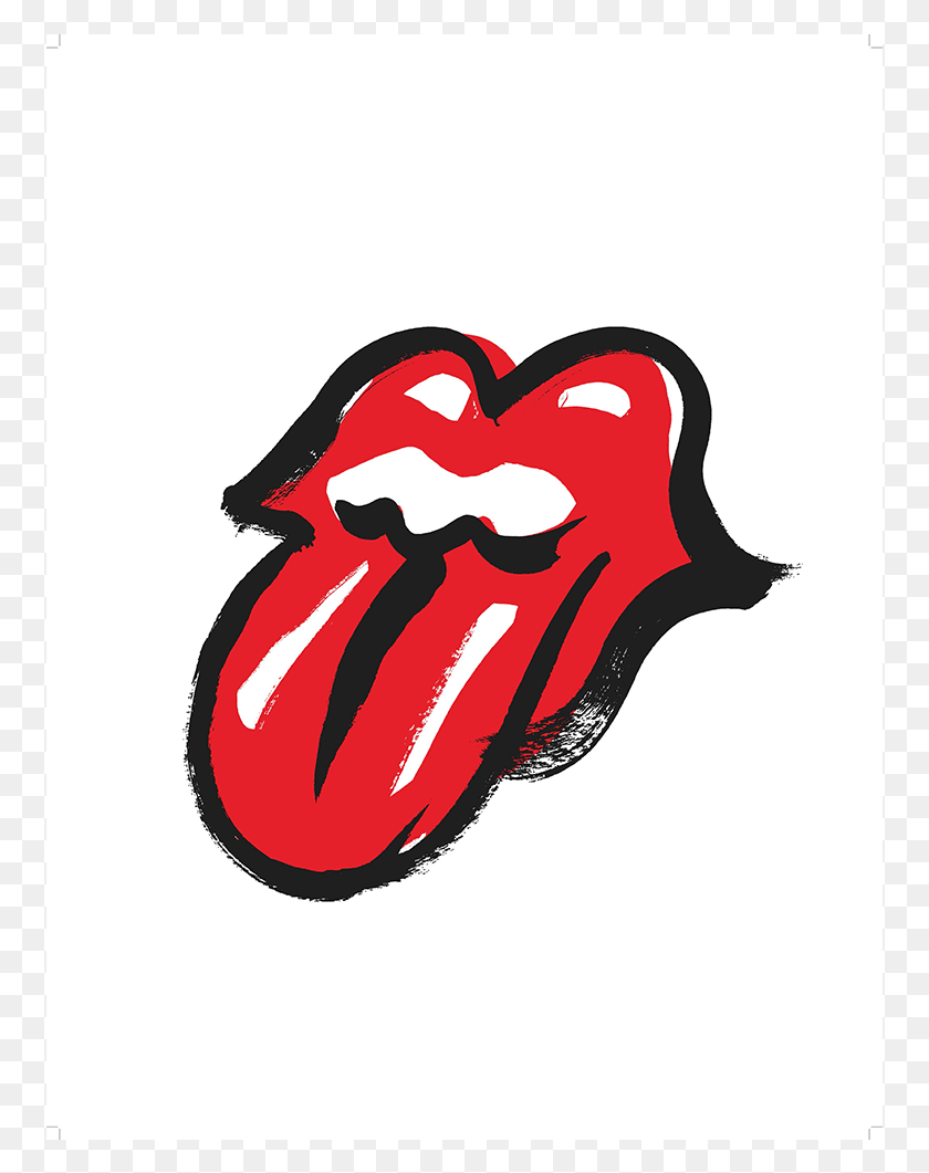757x1001 No Filter Tongue 2017 Lithograph The Rolling Stones Rolling Stones No Filter, Mouth, Lip, Ketchup HD PNG Download