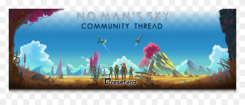 1440x554 No Man39s Sky Is An Action Sandbox Sci Fi Exploration No Mans Sky, Person, Human, Poster HD PNG Download