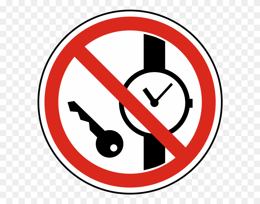 600x600 No Metallic Articles Or Watches Label Do Not Leave Personal Belongings Here, Symbol, Road Sign, Sign HD PNG Download
