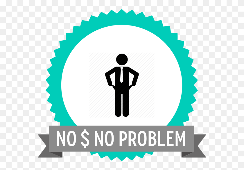 583x527 No Money No Problem Icon Made In The Usa, Label, Text, Hand HD PNG Download