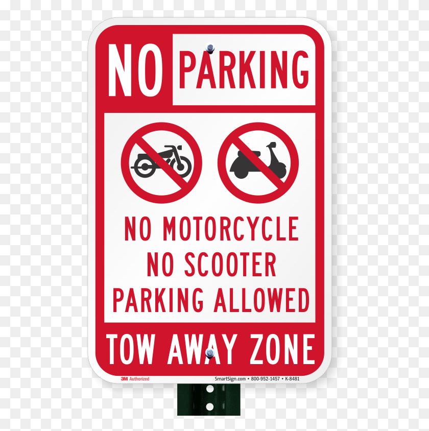 503x784 Descargar Png Señal De Prohibido Estacionamiento Prohibido Para Motocicletas Y Scooter, Símbolo, Texto, Señal De Carretera Hd Png