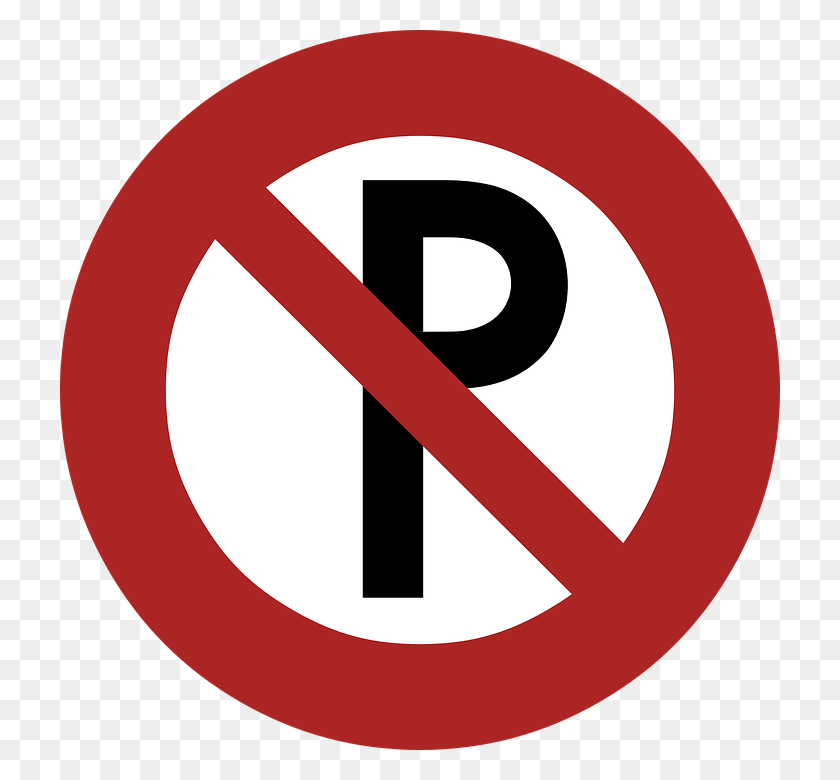 720x720 No Parking Road Sign Transparent Road Signs No Parking, Symbol, Sign, Stopsign HD PNG Download