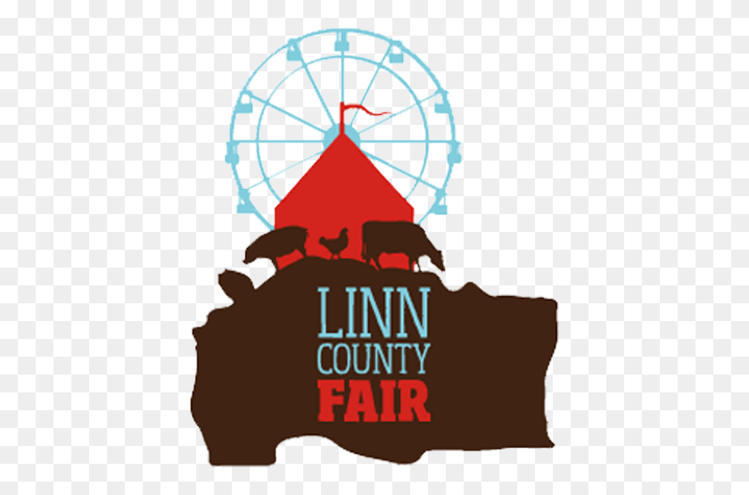 415x495 No River Rhythms Concert On July Linn County Fair Logo, Ferris Wheel, Amusement Park HD PNG Download