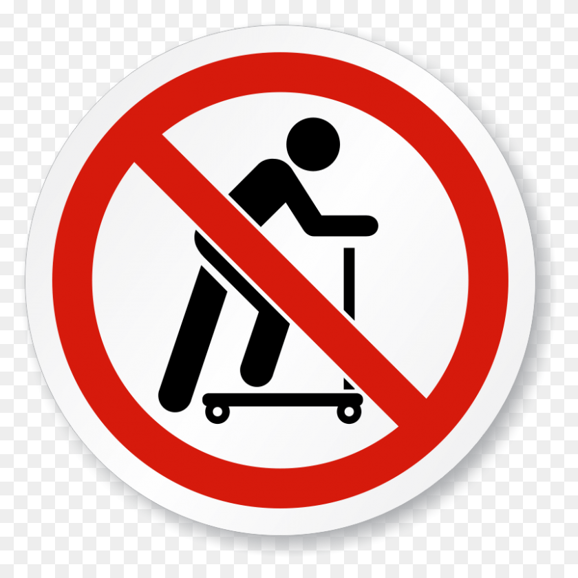 800x800 No Scooters Iso Prohibition Sign No Me Gusta Patinar, Symbol, Road Sign, Stopsign HD PNG Download