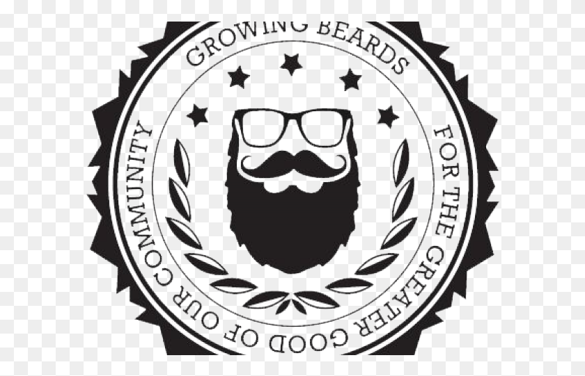 595x481 No Shave Movember Mustache Transparent Images Beard Logo, Symbol, Trademark, Sunglasses HD PNG Download