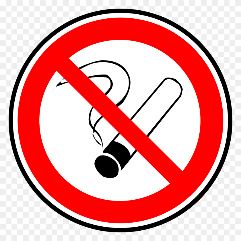 1280x1280 No Smoking Clipart Transparent Interdiction De Fumer Logo, Symbol, Road Sign, Sign HD PNG Download