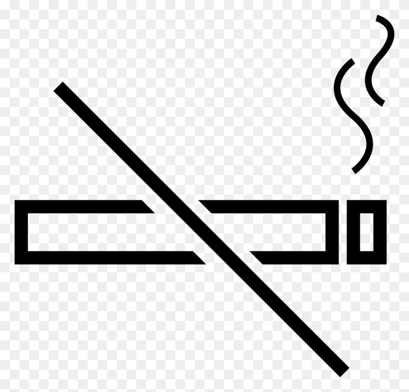 980x938 No Smoking Comments Simbolo Nao Fumadores, Stencil, Symbol, Baseball Bat HD PNG Download