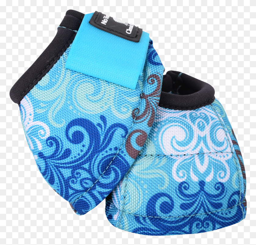 1151x1095 No Turn Dl Bell Blue Scroll Bell Boots, Monedero, Bolso, Bolso Hd Png