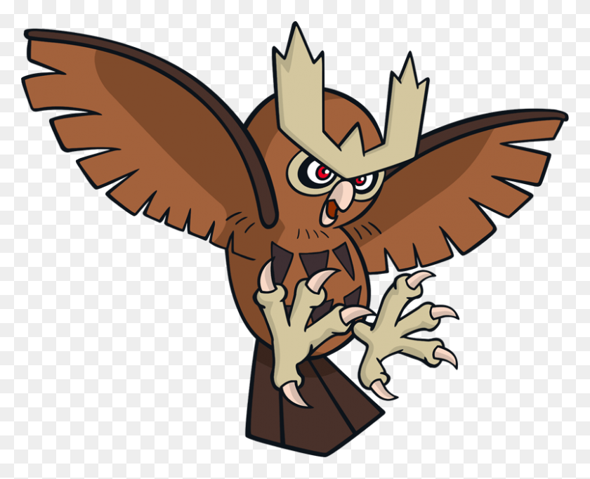 800x638 Noctowl Pokemonpets, Hook, Claw, Dragon HD PNG Download