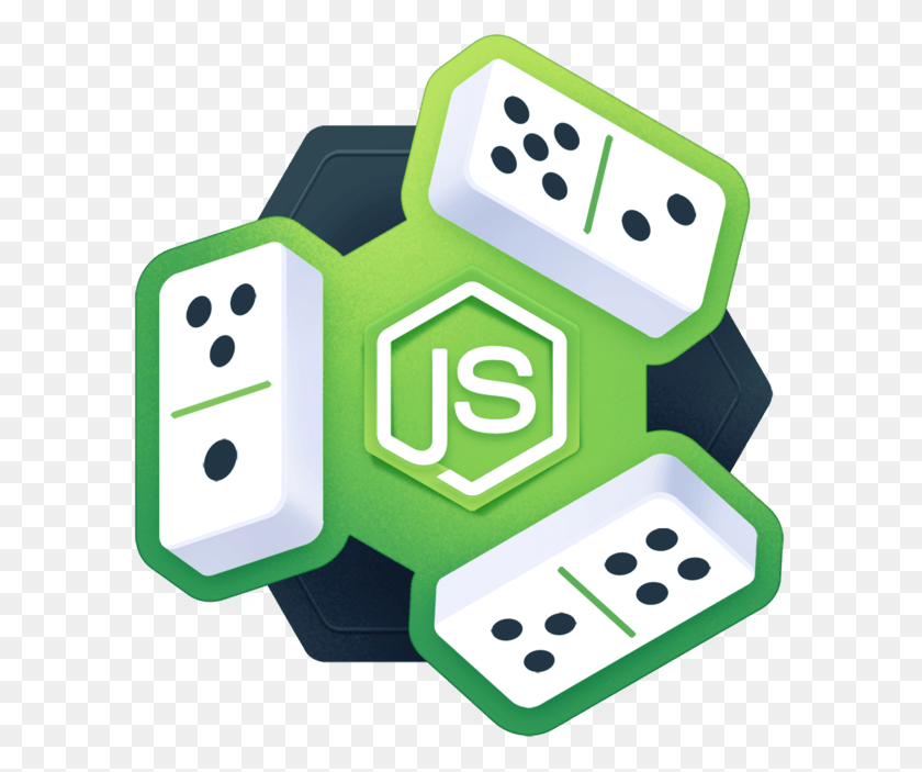 597x643 Node.js, Game, Domino, Dice HD PNG Download