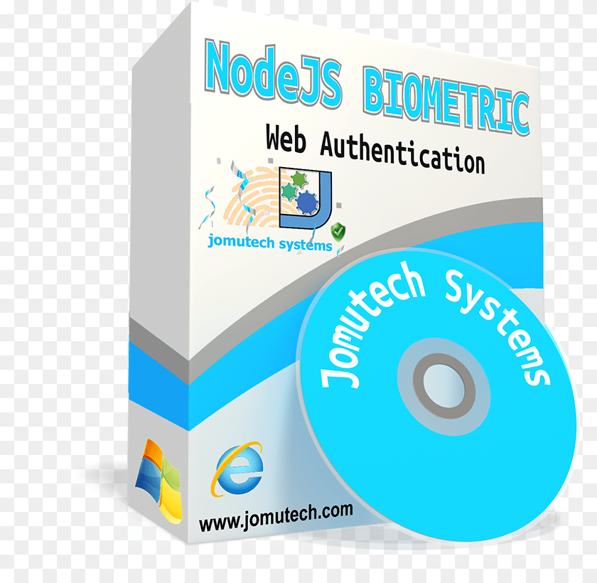 Nodejs Web Biometric Authentication And Integration Cd, Disk, Dvd PNG