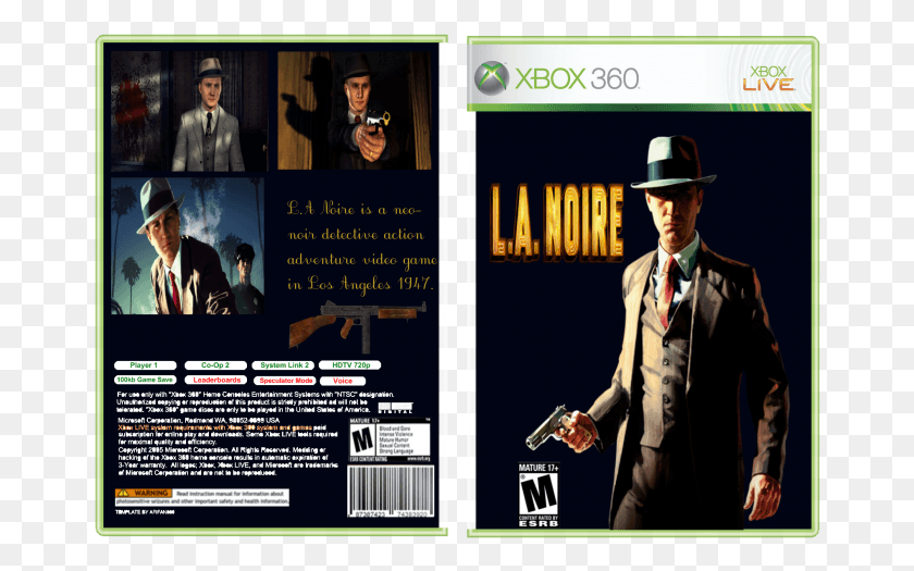 668x465 Noire Box Art Cover Gentleman, Person, Human, Advertisement HD PNG Download