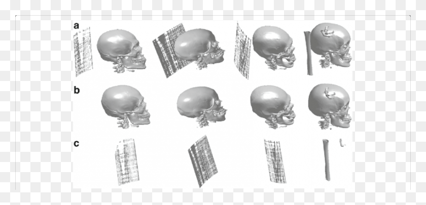 850x377 Noisy Object Removal Skull, Clothing, Apparel, Helmet HD PNG Download