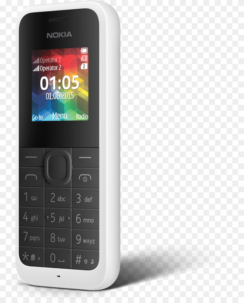 Nokia 105 Device 260 Kb Nokia 105 Dual Sim Cyan, Electronics, Mobile Phone, Phone Sticker PNG