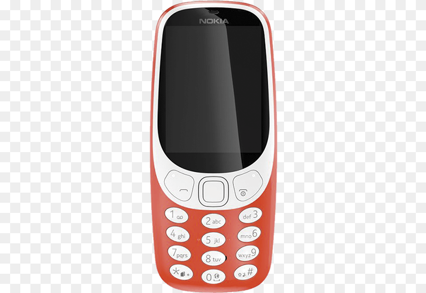 253x578 Nokia 3310 Dual Sim Nokia 3310 Red, Electronics, Mobile Phone, Phone, Texting Sticker PNG