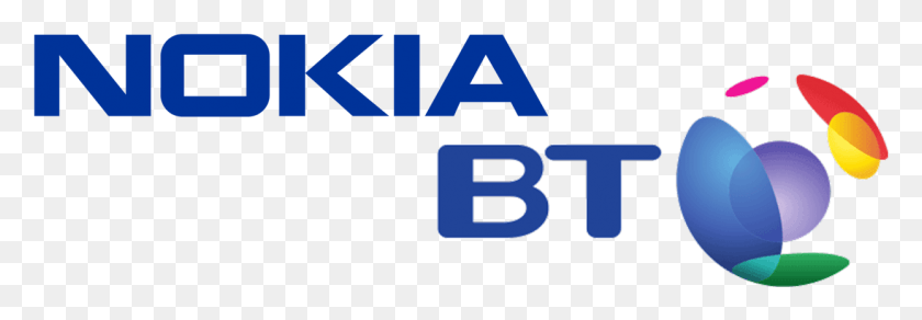 1244x371 Descargar Png Nokia Y Bt Acuerdan Colaborar En El Desarrollo De British Telecom, Logotipo, Símbolo, Marca Registrada Hd Png