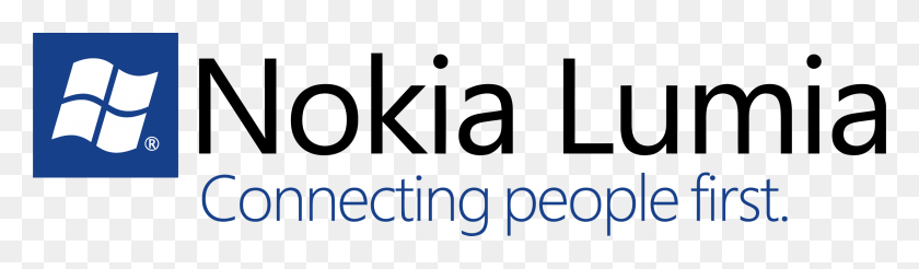 2400x574 Descargar Png Nokia Lumia Logo Transparente Funciona Con Windows Vista, Texto, Alfabeto, Logo Hd Png