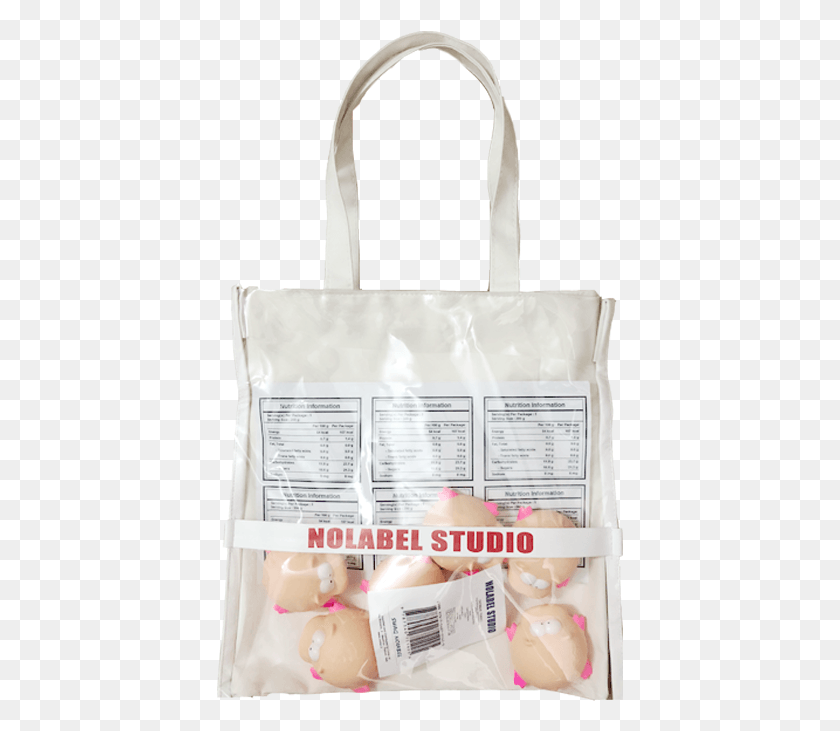 407x671 Nolabel Pink Pig Fat Cattle Fun Series Pvc Stitching Tote Bag, Tote Bag, Handbag, Accessories HD PNG Download