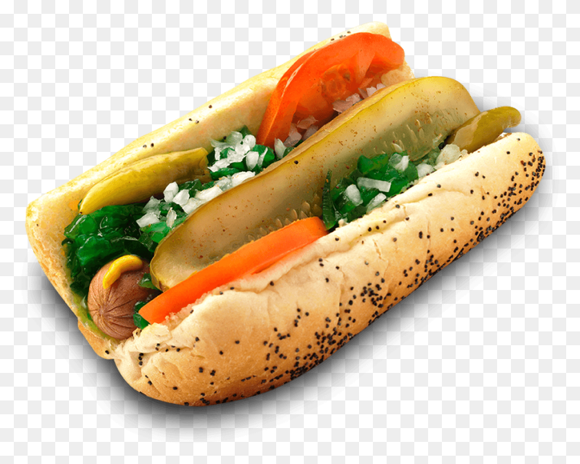 914x718 Descargar Png Nolan Ryan All Beef Dog Amapola Bollo De Semilla De Mostaza James Coney Island Chicago Dog, Hot Dog, Comida Hd Png