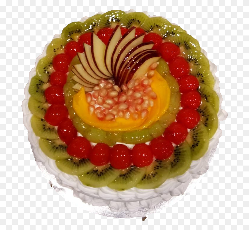 698x718 Non Chocolate Cakespremium Fresh Fruit Fruit Cake, Dessert, Food, Sweets HD PNG Download