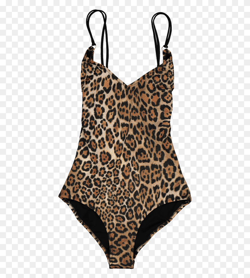 451x874 Non Commun Ganni Leopard Badedragt, Clothing, Apparel, Pillow HD PNG Download