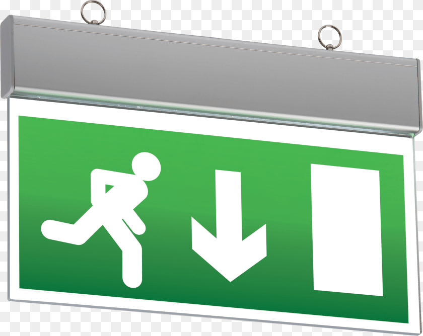 2560x2037 Non Maintained Ceiling Mounted Led Emergency Exit Sign Traffic Sign, Symbol, First Aid, Electronics, Hardware PNG