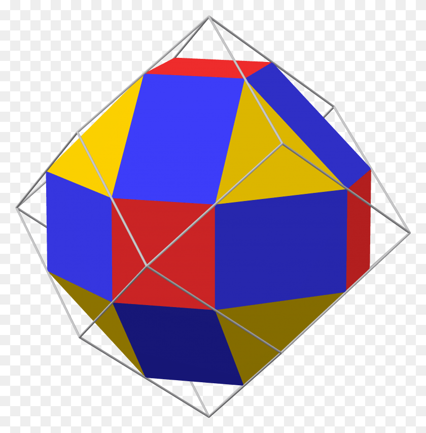 3229x3284 Nonuniform Rhombicuboctahedron As Rectified Rhombic Triangle, Balloon, Ball, Pattern HD PNG Download