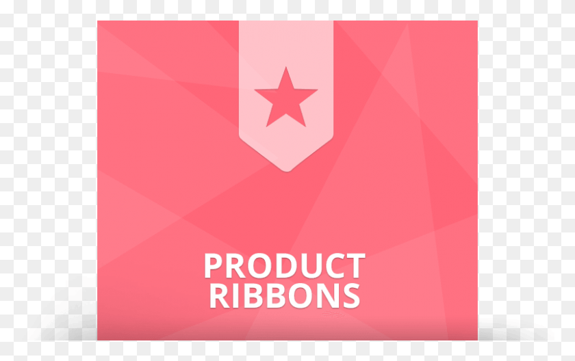 800x480 Nop Product Ribbons Poster, Symbol, Star Symbol HD PNG Download
