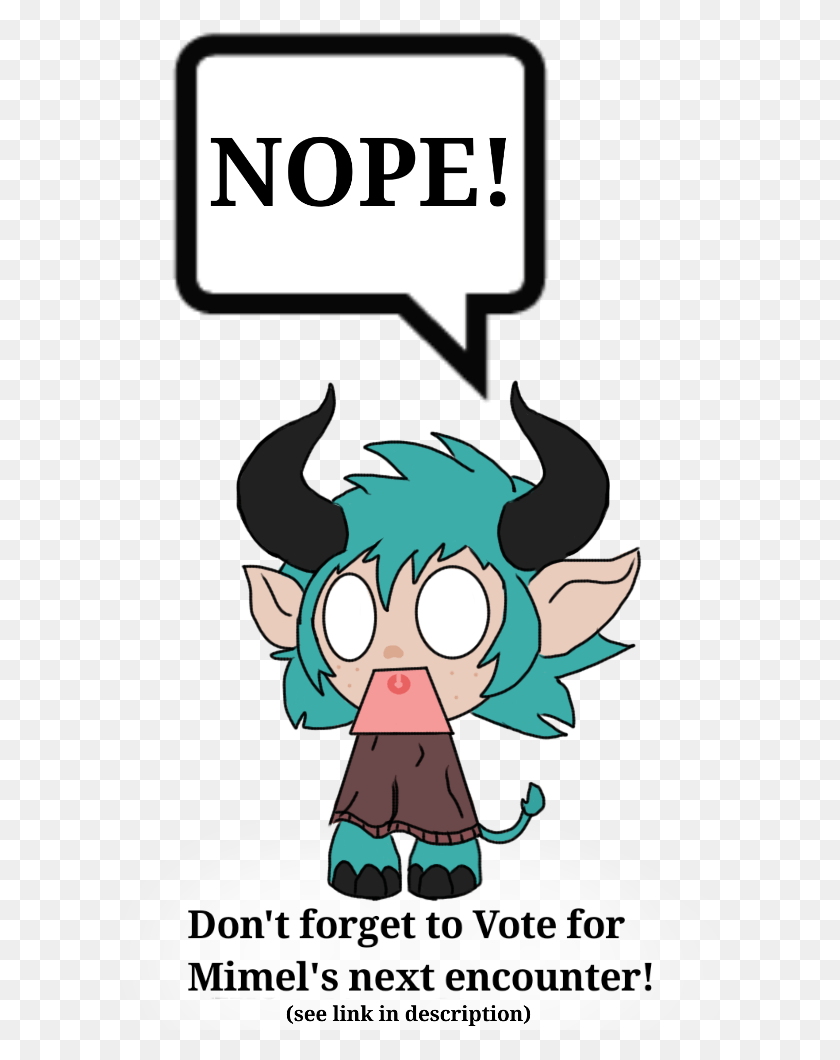 601x1000 Nope Vote On The Story Reminder Cartoon, Poster, Advertisement, Graphics HD PNG Download
