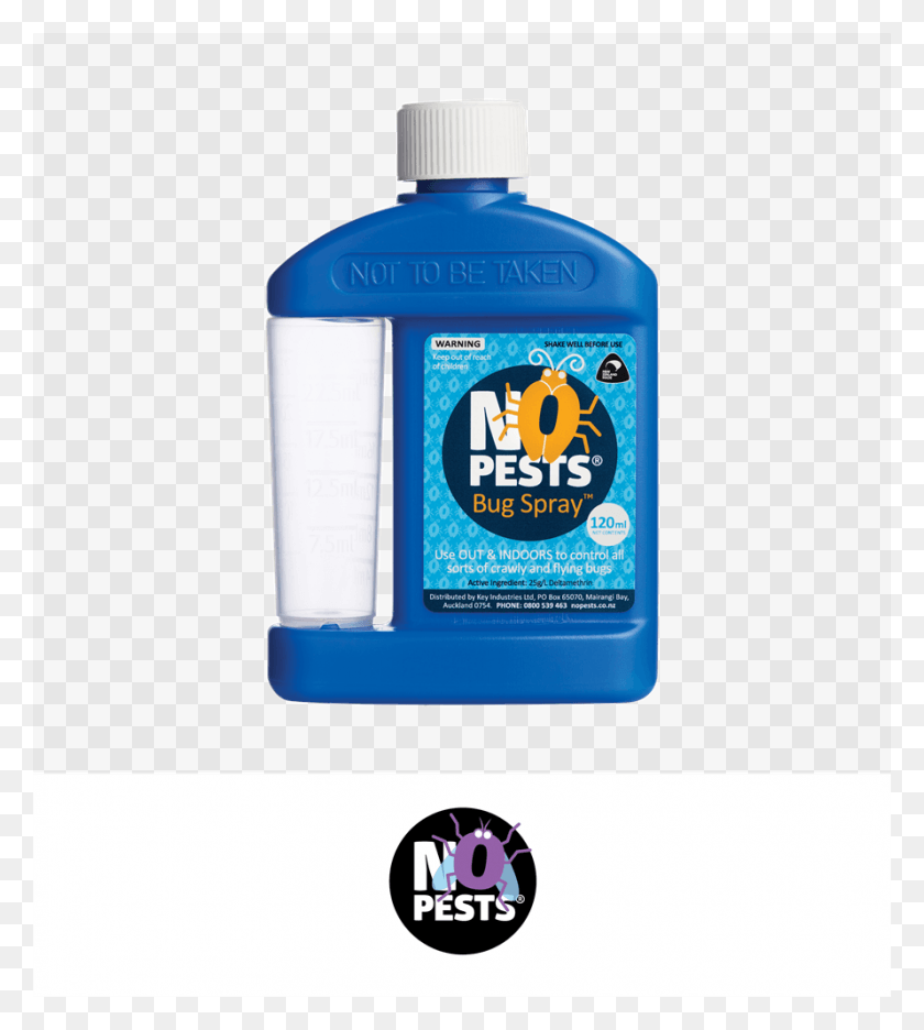 890x1000 Nopests Bug Spray Plastic Bottle, Label, Text, Cosmetics HD PNG Download