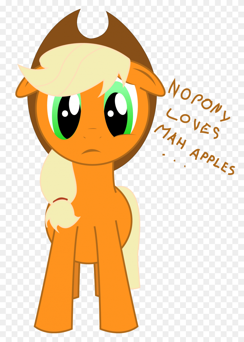 1666x2387 Nopony Loves Mah Apple Pony Млекопитающее Позвоночные Нос Мультфильм, На Открытом Воздухе, Графика Hd Png Скачать
