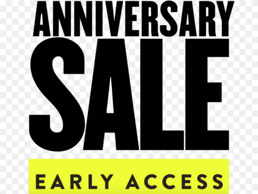 689x632 Nordstrom Anniversary Sale Early Access Logo, Text, Symbol, Number, Advertisement Clipart PNG