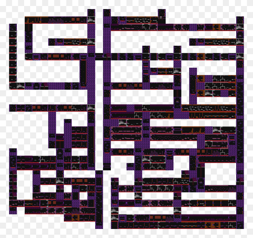 7681x7201 Norfair Hidden Zones, Pac Man Hd Png Скачать
