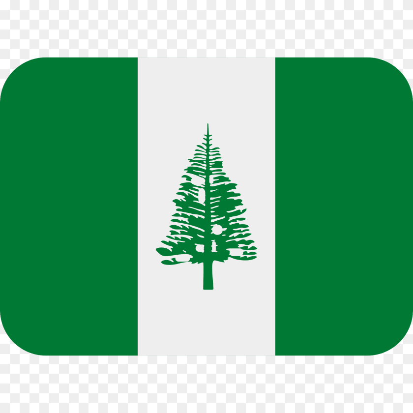 1920x1920 Norfolk Island Flag Emoji Clipart, Fir, Plant, Tree, Pine PNG