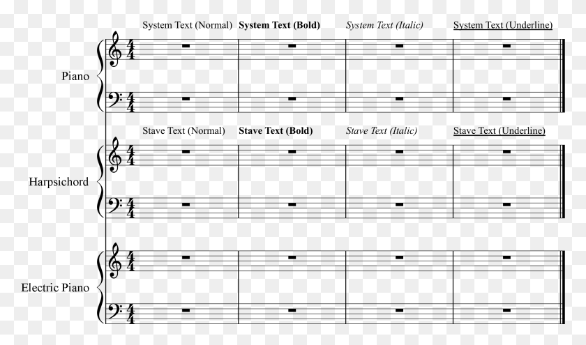 2246x1254 Normal And Underline Stave And System Text Exports Sheet Music, Gray, World Of Warcraft HD PNG Download
