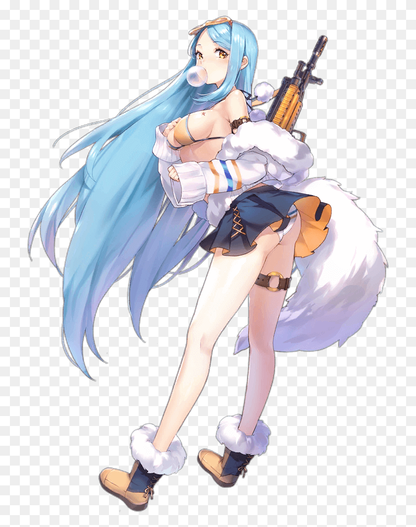731x1004 Normal Girls Frontline Snow Fox Dance, Person, Human HD PNG Download