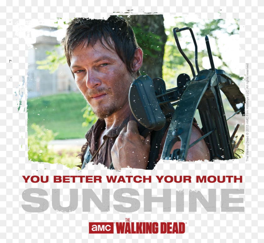 1024x937 Norman Reedus, Poster, Advertisement, Person HD PNG Download