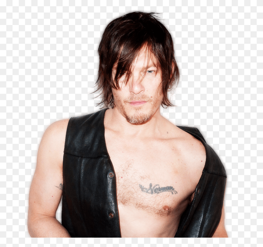 688x730 Norman Reedus Norman Reedus Terry Richardson, Skin, Person, Human HD PNG Download