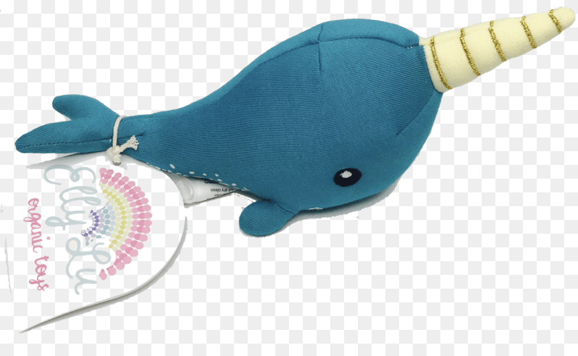 1280x790 Norman The Narwhal Organic Stuffed Animal Coin Purse, Mammal, Sea Life, Whale, Fish PNG