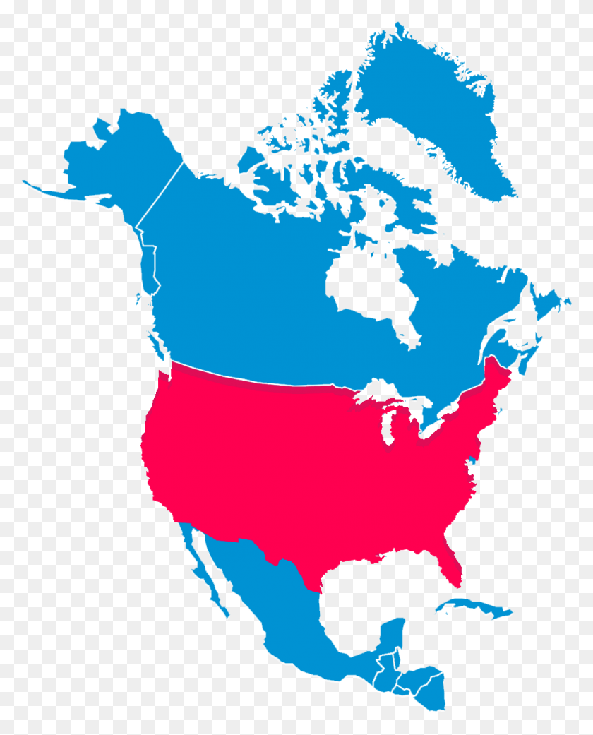 1029x1295 América Del Norte, Estados Unidos, América Del Norte Png / Mapa Hd Png