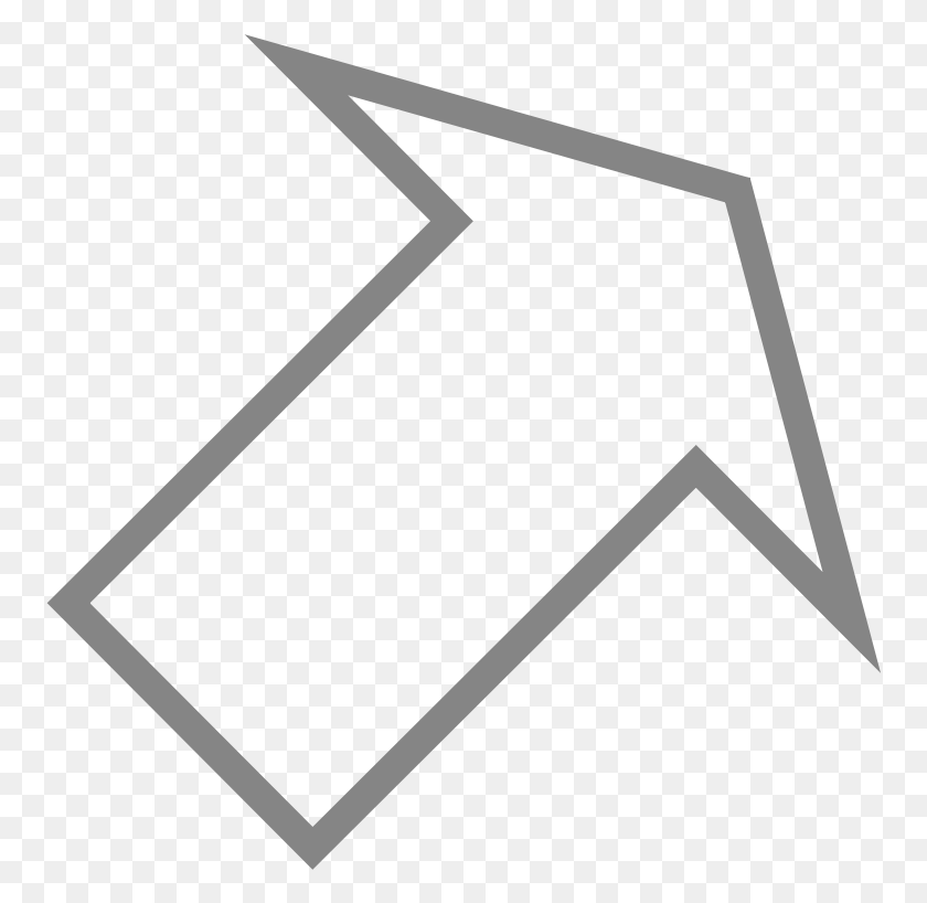 757x758 North Arrow Clip Art Triangle, Symbol, Star Symbol, Recycling Symbol HD PNG Download