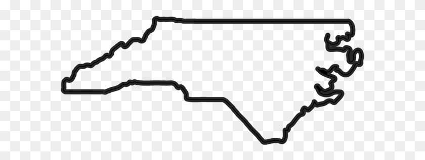 601x257 North Carolina State Outline Home, Bow, Tool Descargar Hd Png