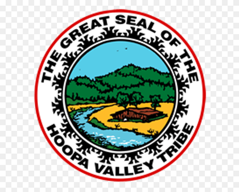 611x615 North Coast Journal Hoopa Valley Tribe Seal, Label, Text, Sticker HD PNG Download