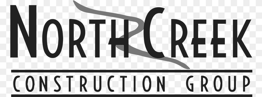 777x311 North Creek Logo Original Rush Creek Construction, Scoreboard, Text Transparent PNG
