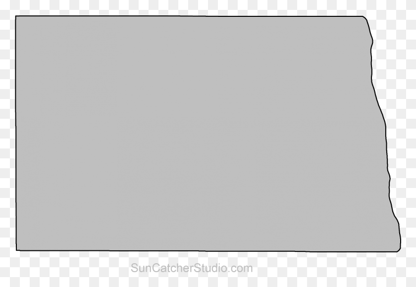 1946x1298 Карта Северной Дакоты Контурная Форма Государственный Трафарет Клип, Серый, Текст, Word Hd Png Скачать