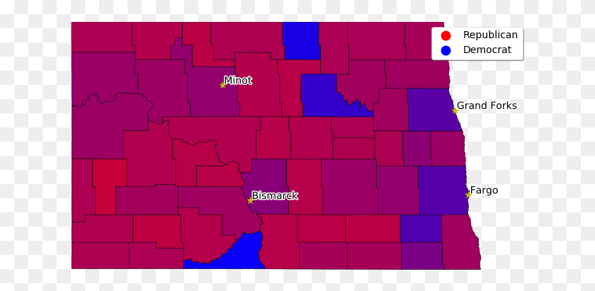 641x351 North Dakota Voters Will Have A Lot To Say This November Map, Plot, Text, Pattern HD PNG Download