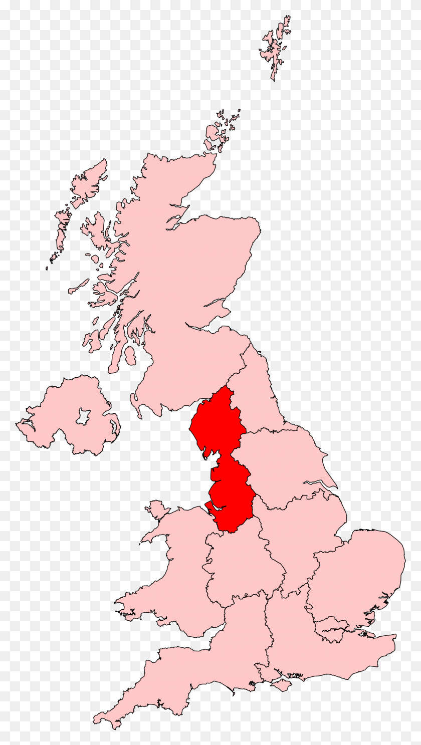 1200x2196 Descargar Png / Noreste De Inglaterra En El Reino Unido, Mapa Hd Png