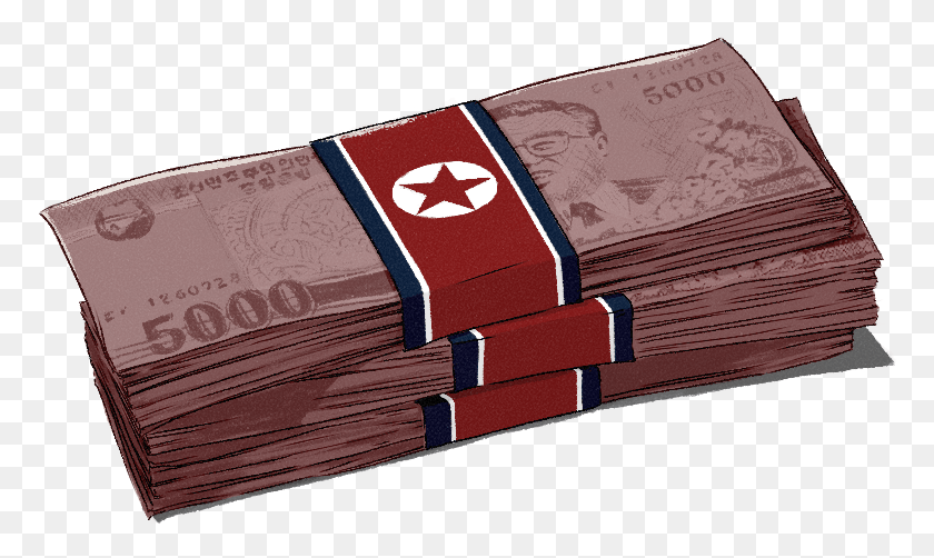 774x442 North Korea Money Leather, Text, Paper HD PNG Download